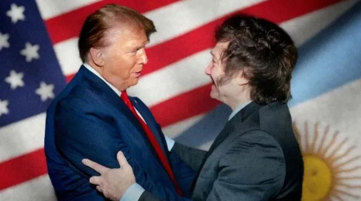 La-imagen-que-compartio-Javier-Milei-para-saludar-a-Donald-Trump-por-su-triunfo.