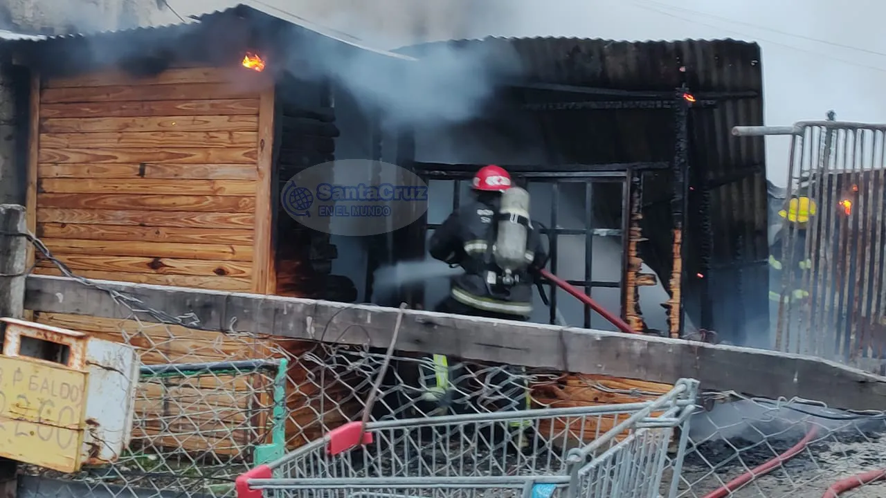 B Evita El incendio de las viviendas fue accidental